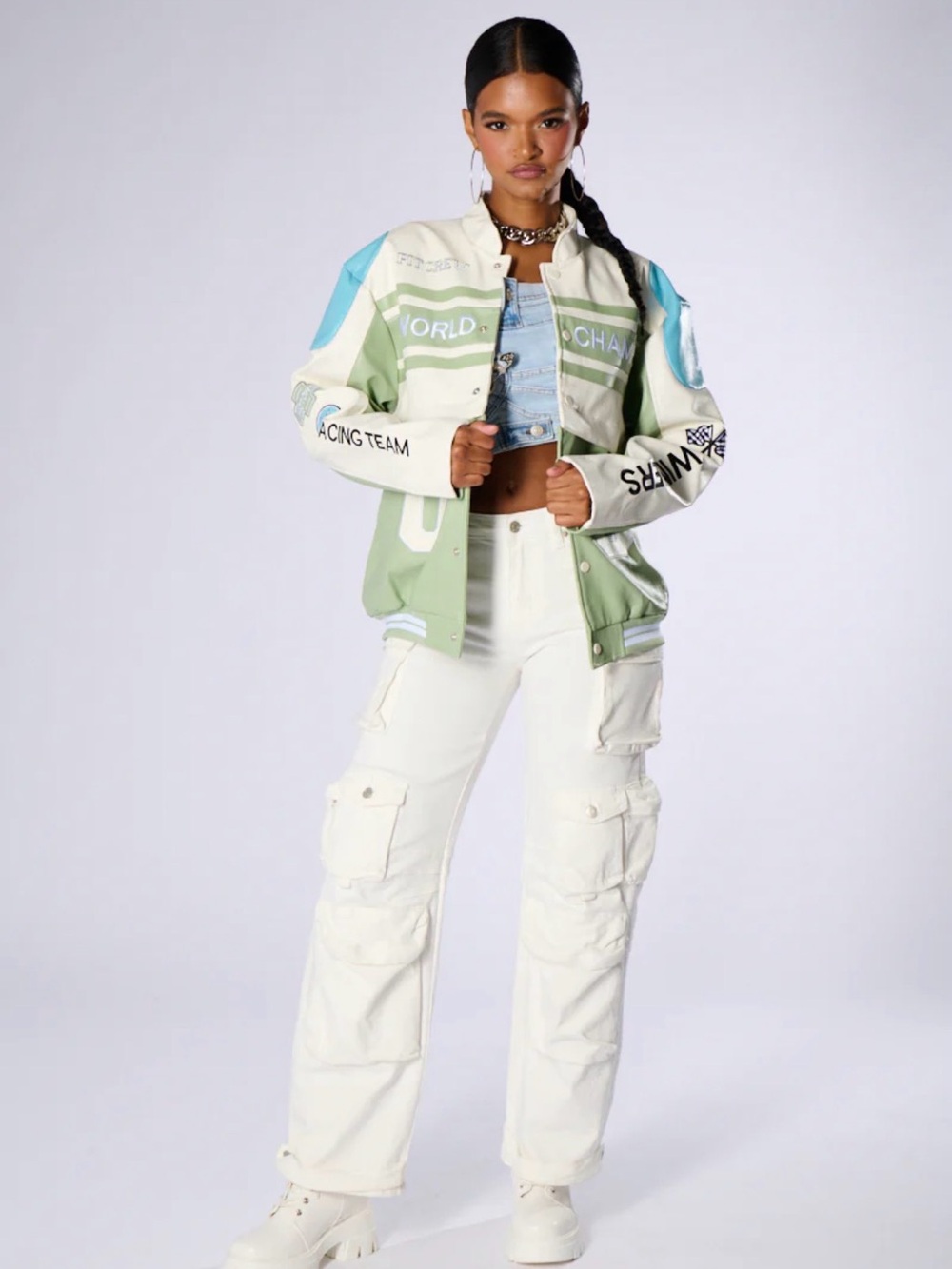 ZOOM ZOOM CONVERTIBLE BOMBER JACKET